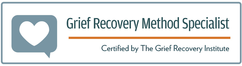 "Grief Recovery Method Specialist certified by The Grief Recovery Institute"